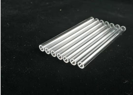 6MM OD تنصهر الكوارتز أنبوب زجاجي النار مصقول أنبوب زجاجي السيليكا المزود