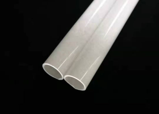 تنصهر الزجاج السيليكا أنبوب حليبي / نوع الساتان مع OD 24mm وسمك 2mm المزود