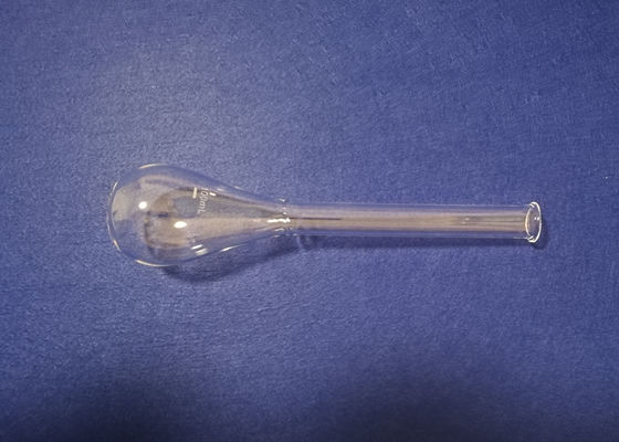 شخصية الكوارتز تنصهر معدات المختبرات / Kjeldahl قارورة 100ML مع عنق طويل المزود