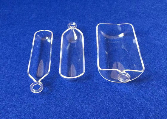 تخصيص احتراق شفافة الكوارتز قوارب الاحتراق 50ML مع عصابة المزود