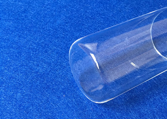 شقة أسفل نوع الكوارتز اختبار أنبوب OD60mm عالية النقاء SiO2 المواد المصنوعة المزود