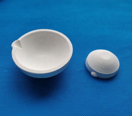 100 - 2500G زجاج الكوارتز بوتقة / السيليكا السيراميك بوتقة للذهب / الفضة المزود